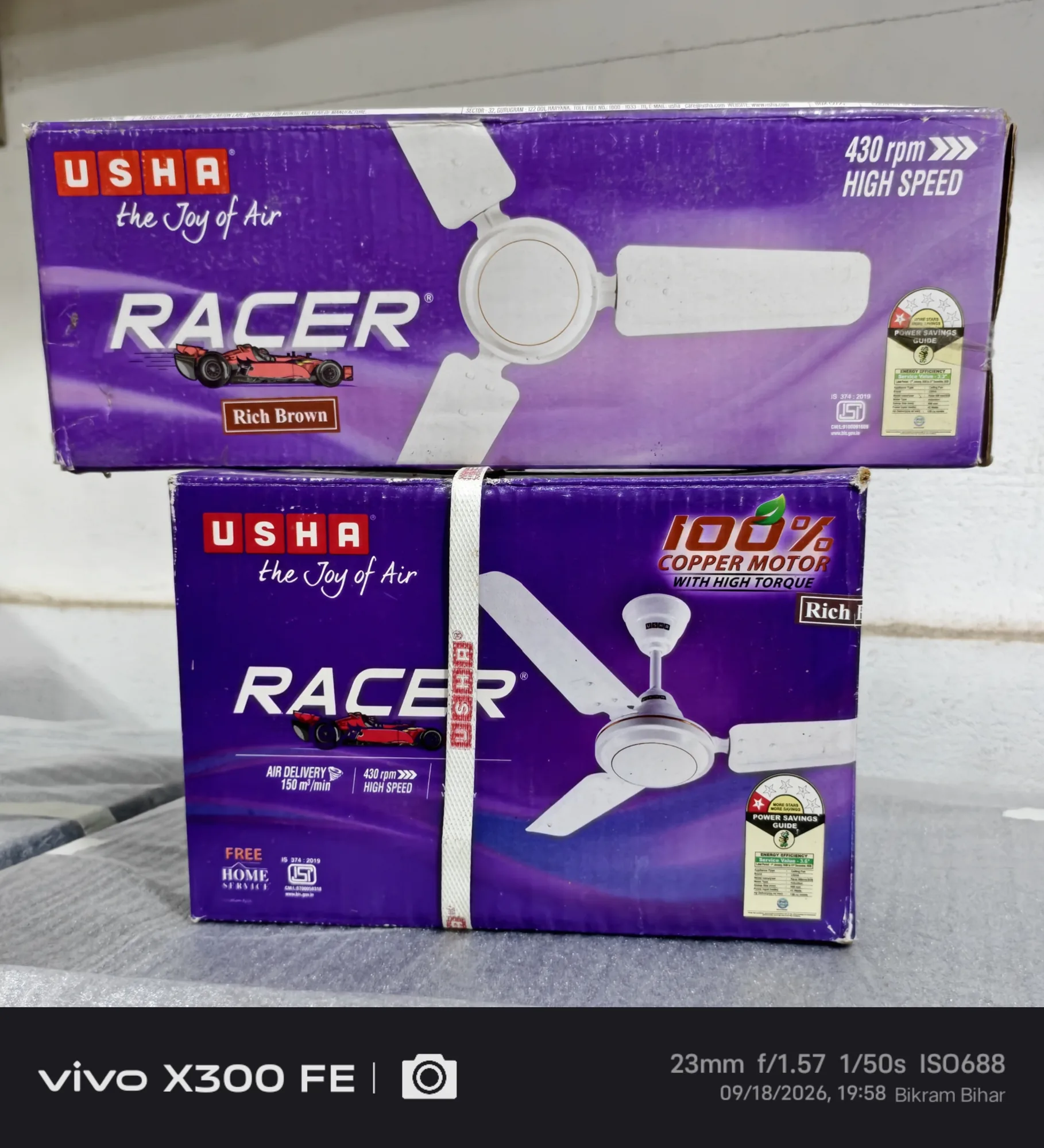 Ceiling Fan 900mm USHA