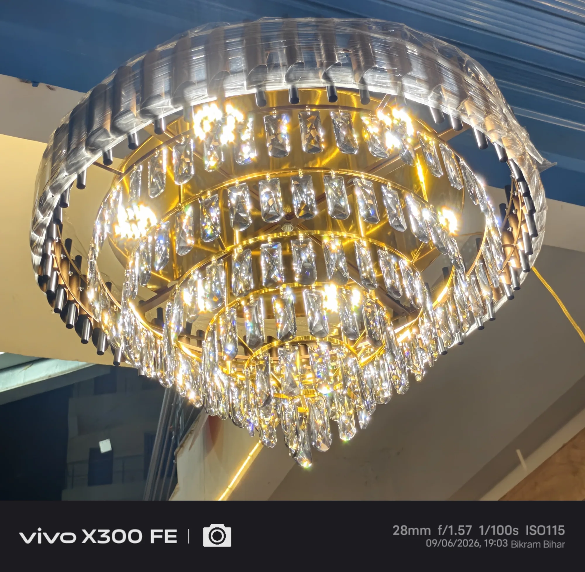 CH9015 - 800mm Crystal Jhummer